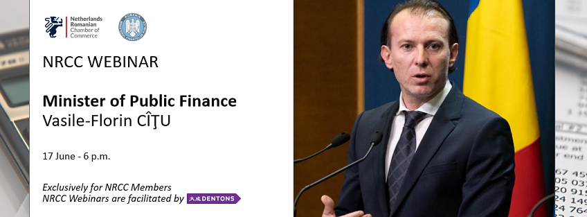 NRCC Webinar: Minister of Finance, Florin CITU